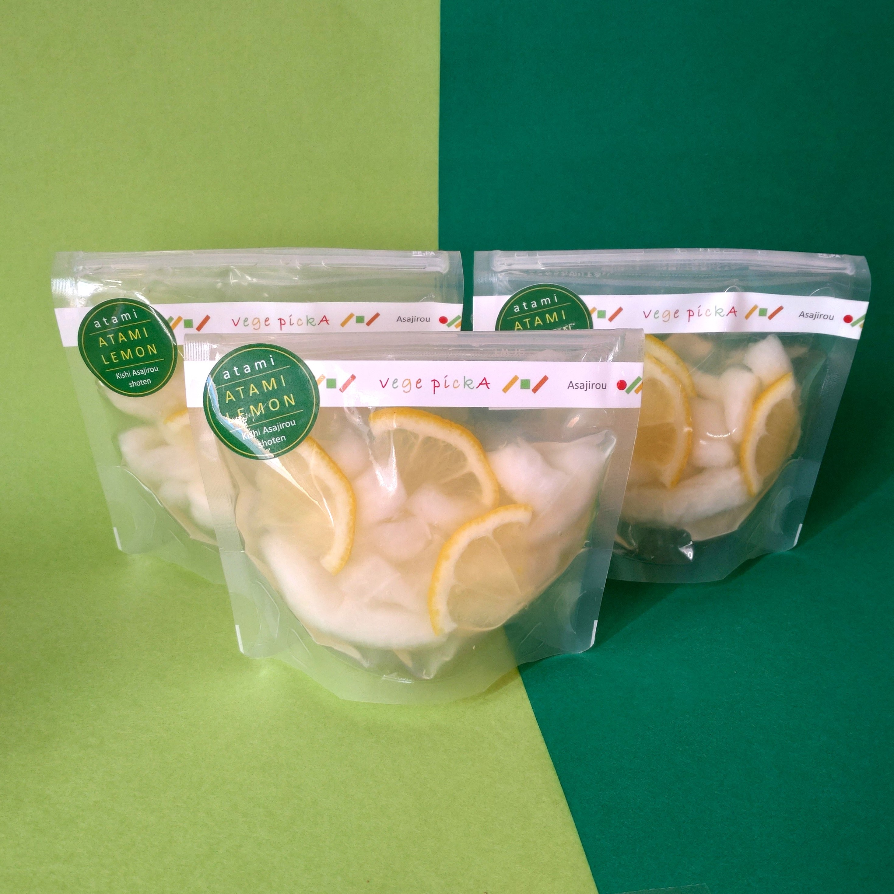 お気軽にお手軽にかわいく　vege pickA(ベジピッカ)〜あたみレモンだいこん〜