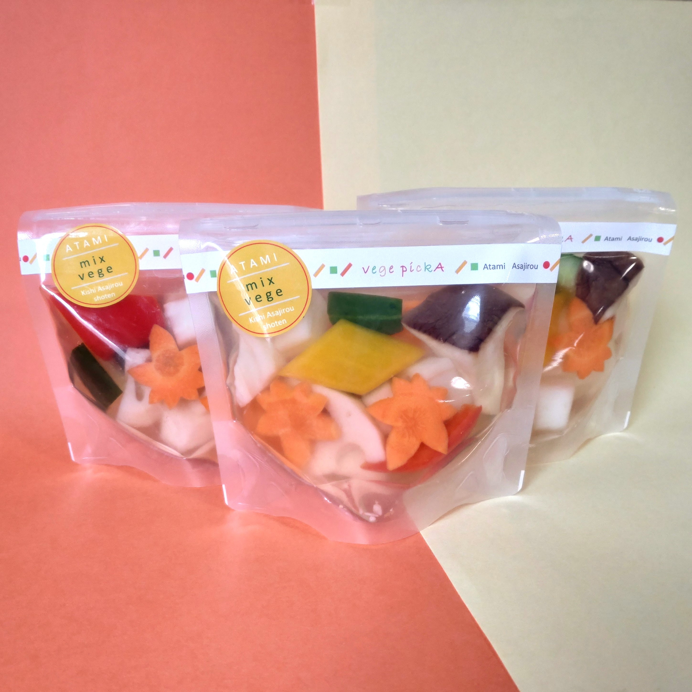 お気軽にお手軽にかわいく　vege pickA(ベジピッカ)〜mix vegetable〜