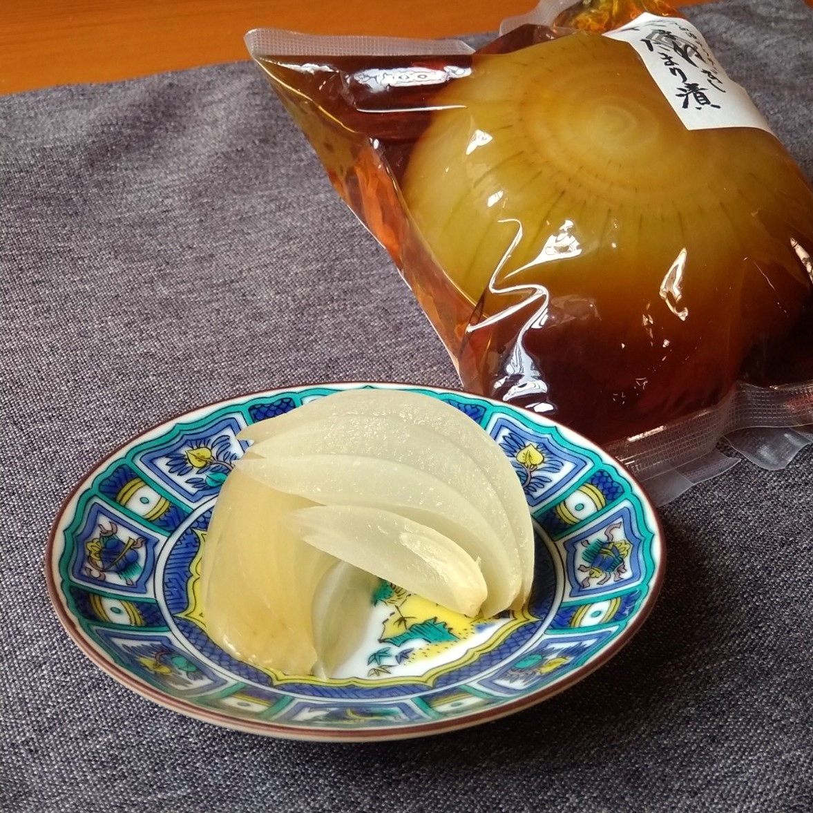 たまねぎ　たまり漬