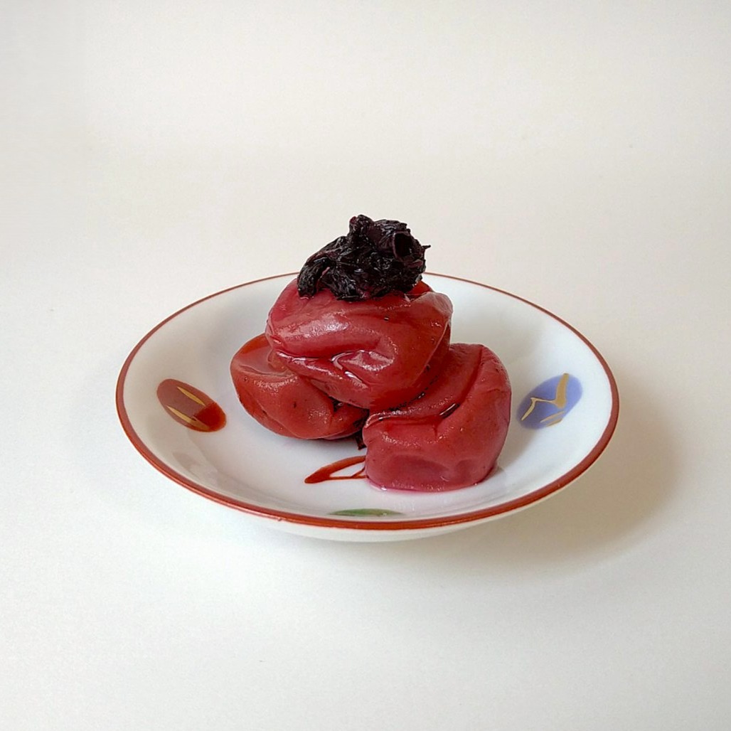 【新商品】国産梅干　三年漬しそ漬