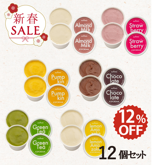 【新春セール】SOYアイスクリーム 12個セット【期間限定】