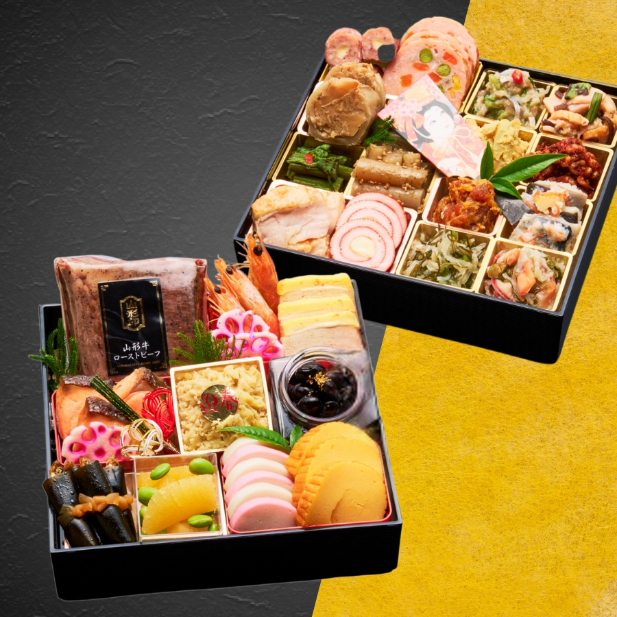 玉貴のおせち二段重