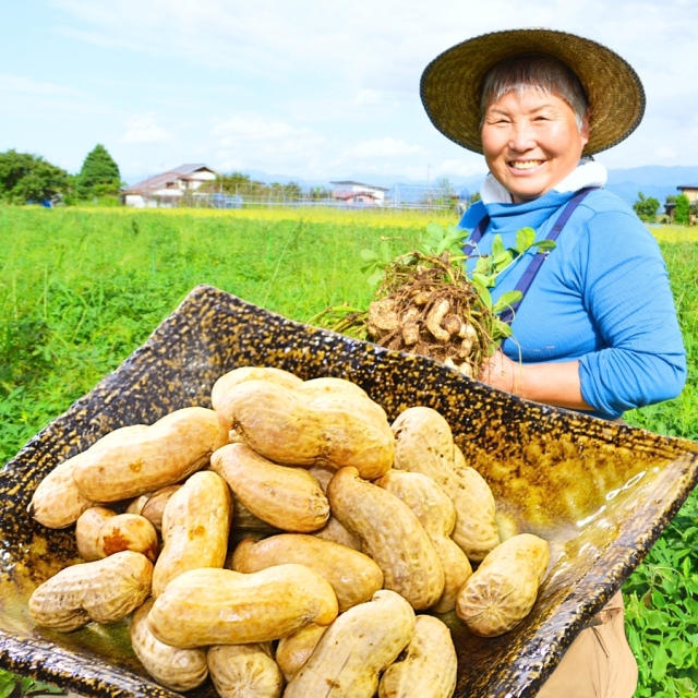 山形産なま落花生おおまさり300g×4袋 やまがた朝日屋