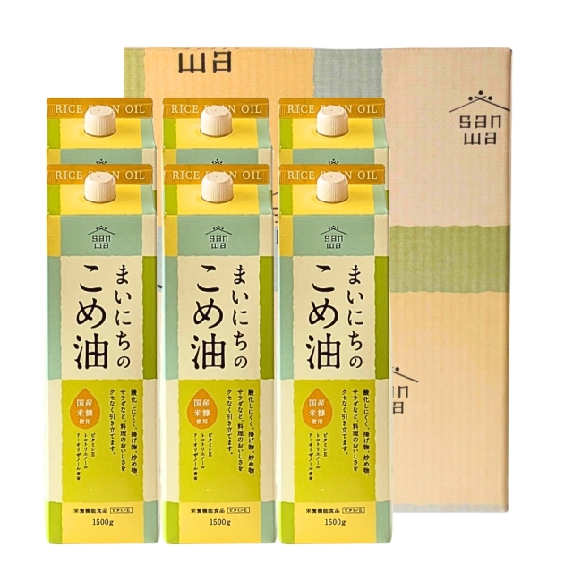 まいにちのこめ油  1500g 6本 ギフトボックス
