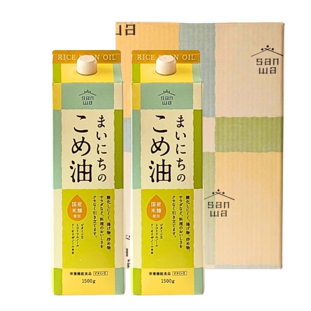 まいにちのこめ油  1500g 2本 ギフトボックス