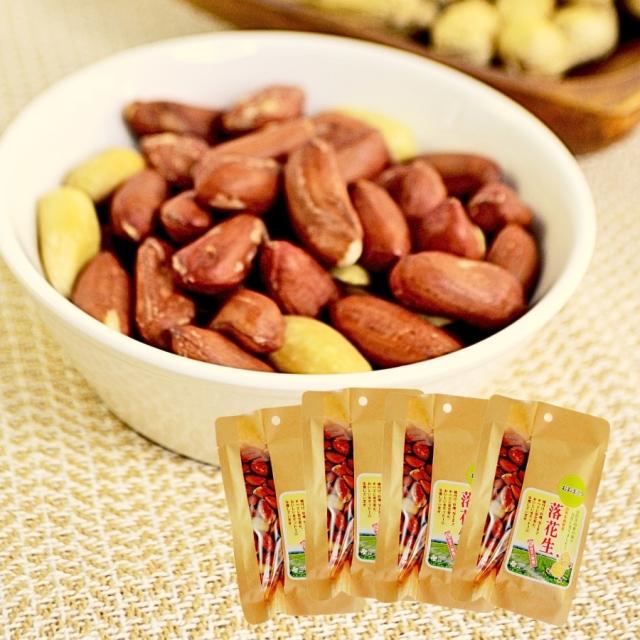 【送料込・ポスト投函】素煎り落花生 おおまさり100g×4袋 山形 クローバーファミリー農園