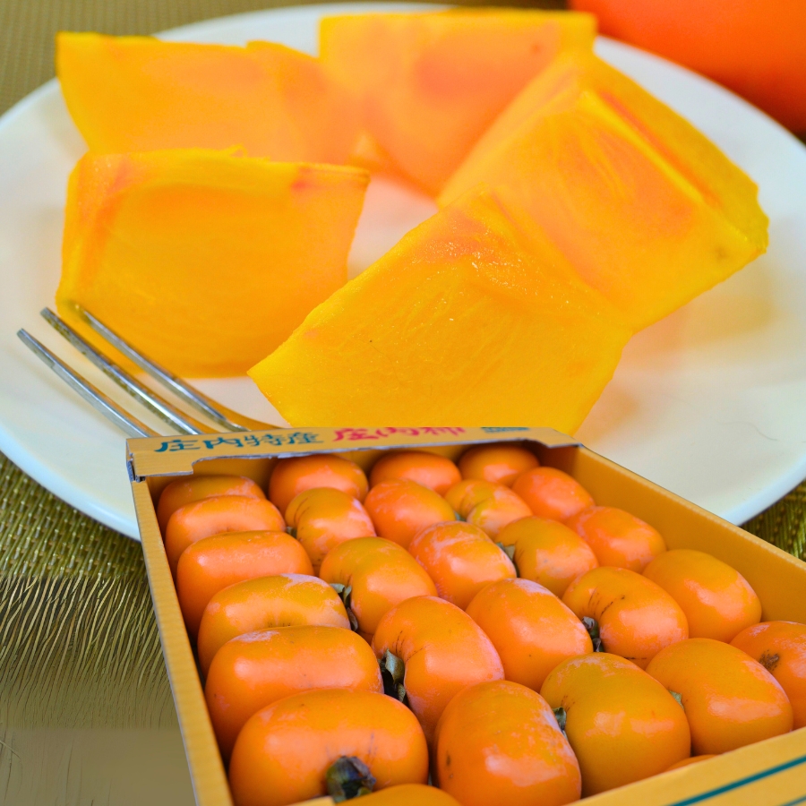 予約-庄内柿5kg L以上（26玉前後）渋抜き済み