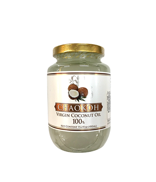 チャオコー ココナッツオイル(450ml)/Chaokoh Virgin Coconut Oil 100%