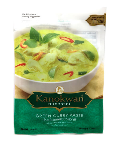 グリーンカレーペースト KANOKWAN(50g)/Kanokwan Green Curry Paste
