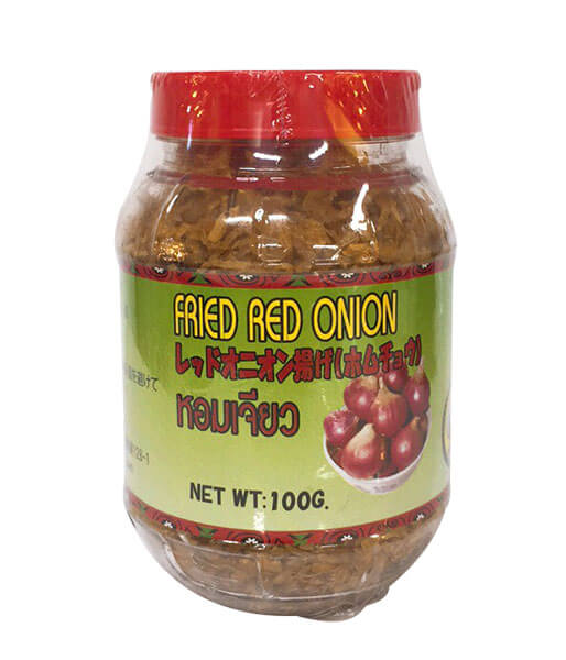 レッドオニオン揚げ(100g)/Fried red onion Kanchana