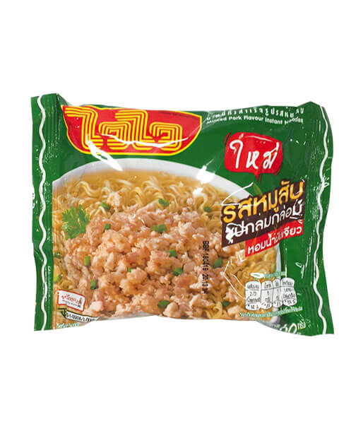 インスタントラーメン豚味(60g)/Minced pork flavour instant noodles WaiWai
