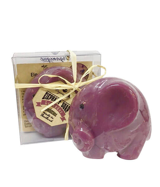 ラベンダーの石鹸(80g)/Elephant soap Lavender