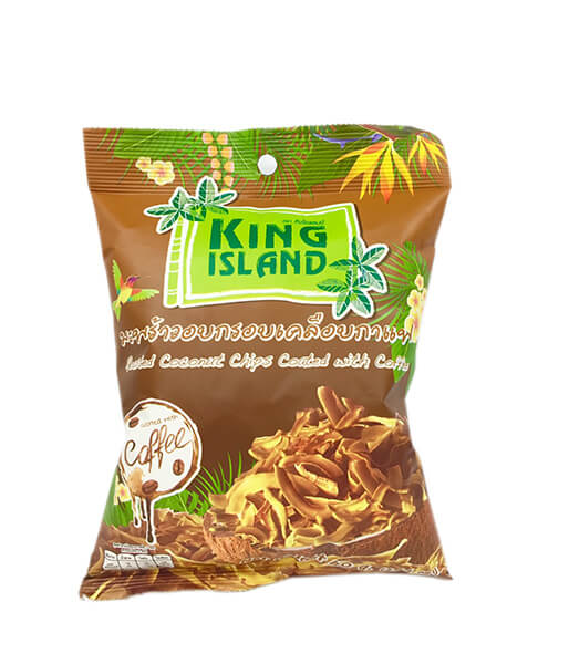 コーヒーローストココナッツチップス(40g)/Roasted Coconut Chips with Coffee