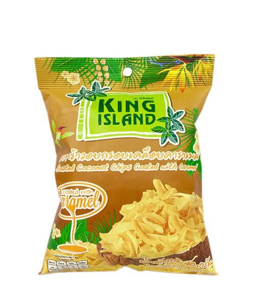 キャラメルローストココナッツチップス(40g)/Roasted Coconut Chips with CoffeeCaramel