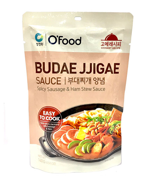 ブチゲソースの素(2~3人前)(140g)/O’Food Budae Jjigae Spicy Sausage&Ham Stew Sauce