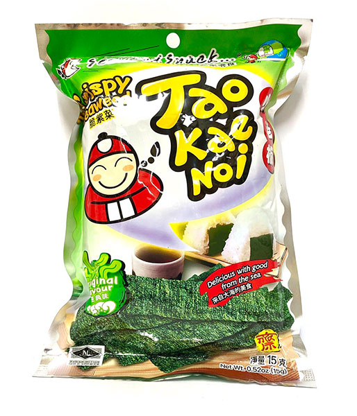 焼きののりスナック オリジナル味(15g)/TaoKaeNoi Crispy Seaweed Original Flavor