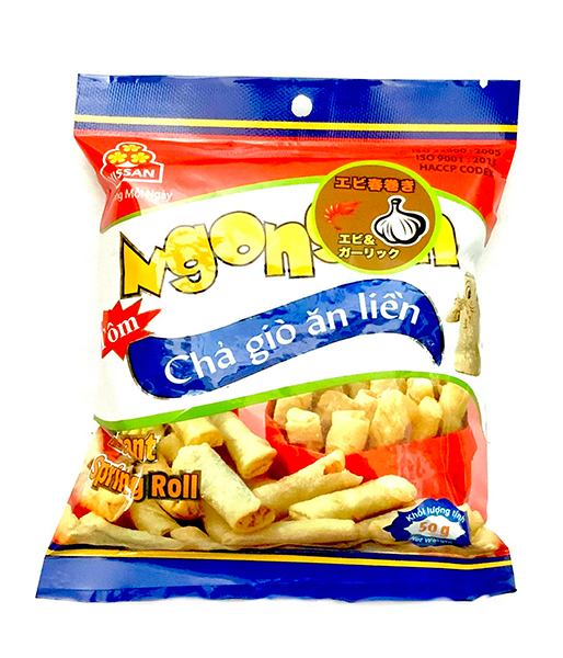 ヴィッサン・海老ミニ春巻き エビ&ガーリック味 (50g)