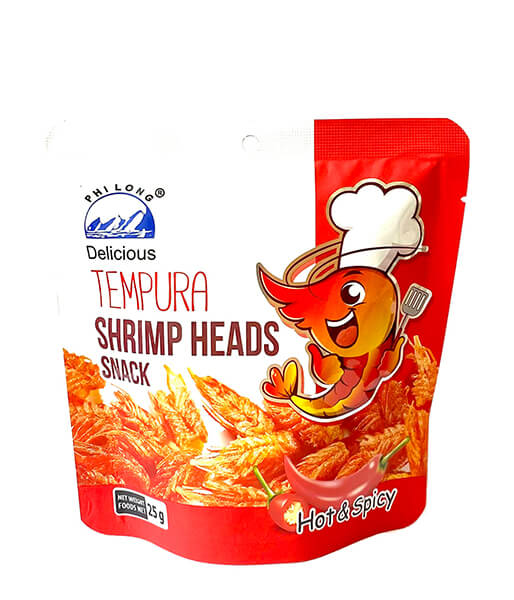 フォーロン・『ベトナム産』エビ頭スナック スパイシー味 (25g)