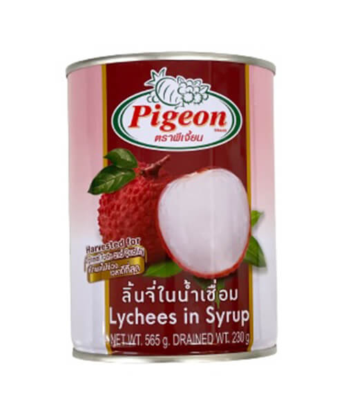 ピジョン・ ライチのシロップ漬け (565g)