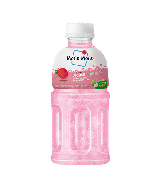 MOGUMOGU ナタデココ入りライチ味 320ml