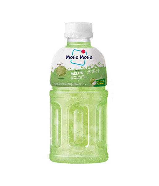 MOGUMOGU ナタデココ入り メロン味 320ml