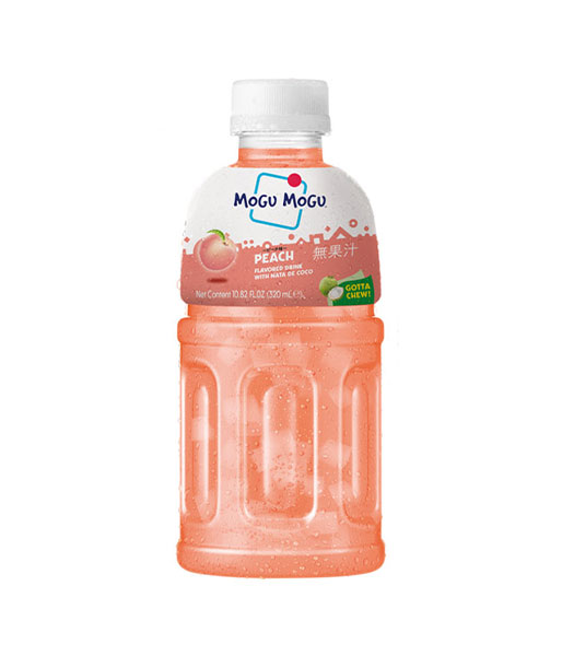MOGUMOGU ナタデココ入りピーチ味 320ml