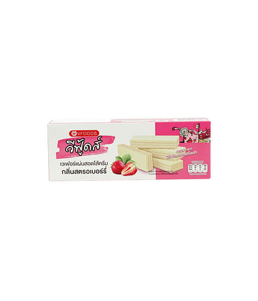 Vfoods ウエハースイチゴクリーム 100g