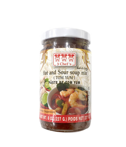 トムヤムペースト サームシェフ 小 227g/3 Chef's Hot and Sour Soup Mix (Tom Yum) (227g)