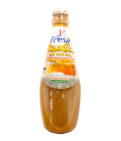 バジルシードドリンク タイティー味(290ml)/Thai Tea Drink With Basil Seed