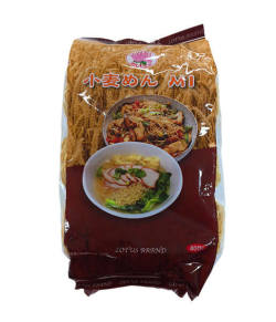 小麦めん(400g)/Dried yellow noodles Lotus Brand