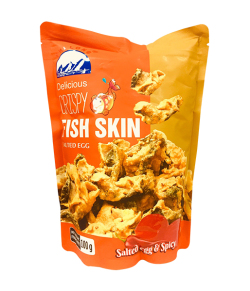 クリスピーフィシュスキン スパイシーエッグヨーク味(100g) /Crispy Fish Skin