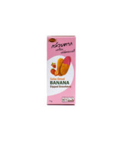 パピアン ドライバナナ イチゴコート 75g