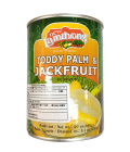 クジャクヤツ実・ジャックフルーツシロップ(565g)/Toddy Palm & Jackfruit Lamthong