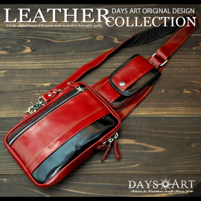 8*5様 vanson レザー ボディバッグ レッド 楽天市場】バンソン（ボディバッグ・ウエストポーチ｜メンズバッグ