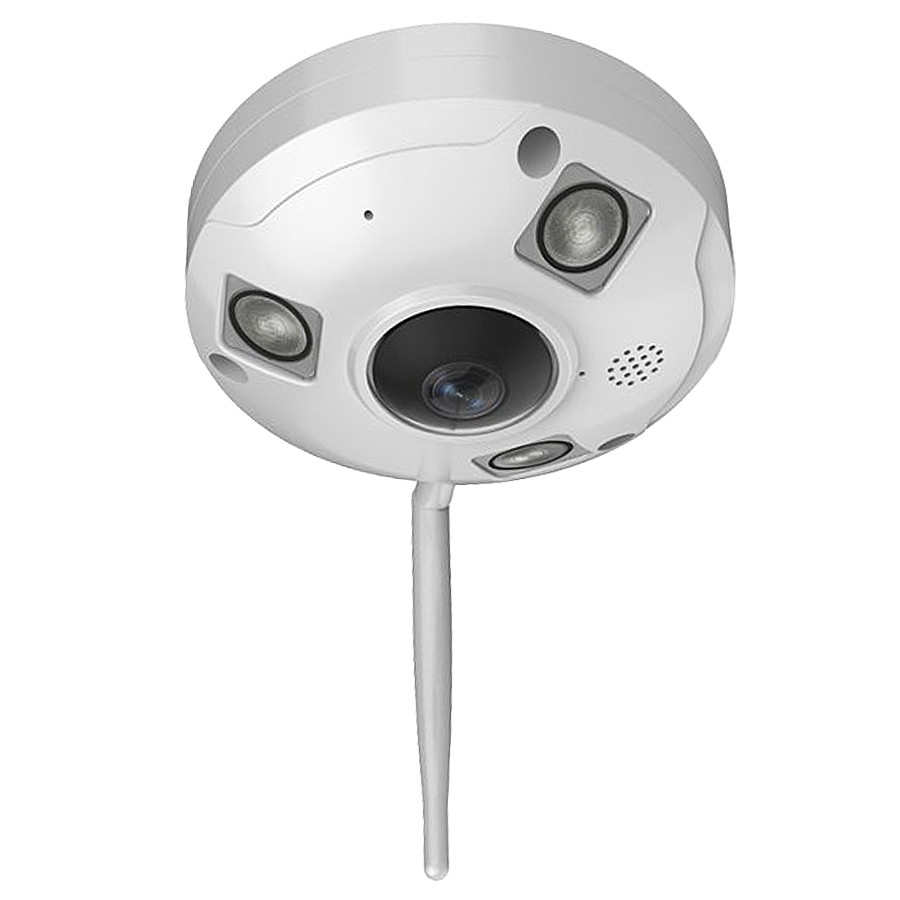 ASIP-WF01PN | 248万画素360°魚眼レンズ搭載microSDカード録画対応ドーム型赤外線防犯カメラ【防犯カメラ】【監視カメラ】【セキュリティーカメラ】【ダイレクトアクセス】【Wi-Fi】【配線不要】