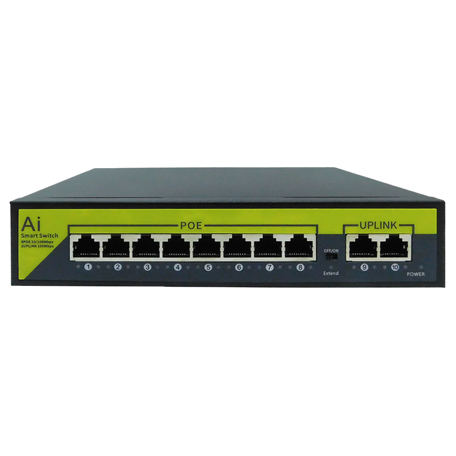 HUB-POE-8CH PoEハブ 防犯カメラ 監視カメラ IPカメラ