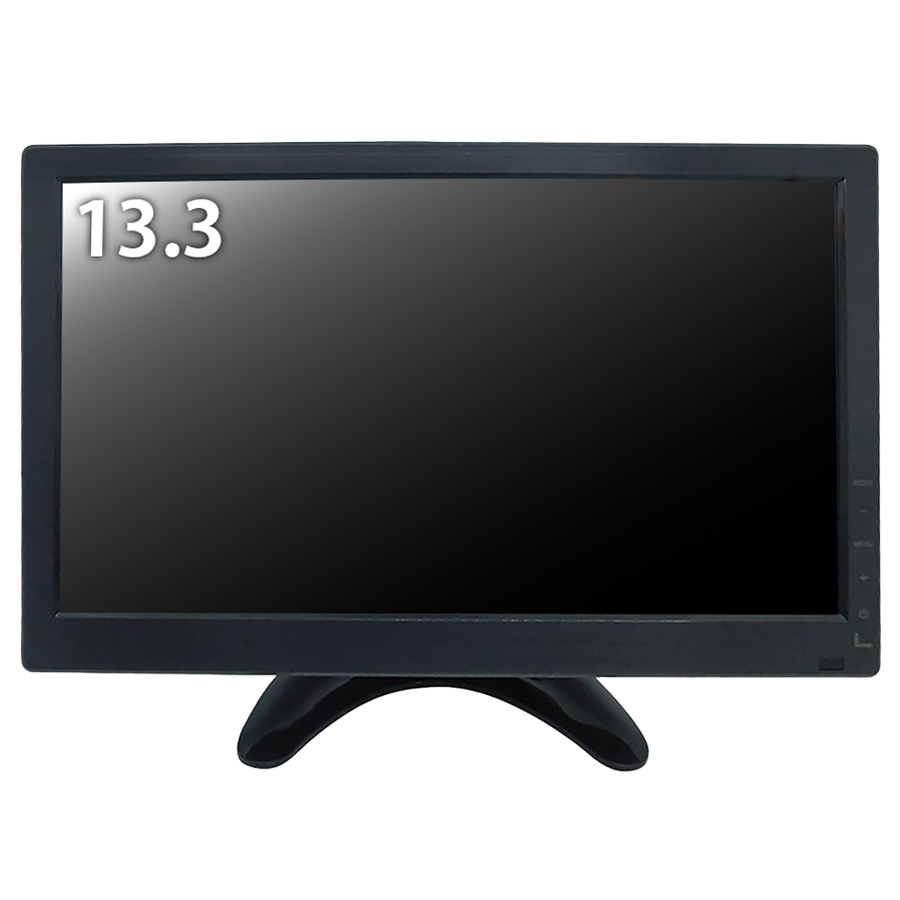 LCD-013 | 13.3インチ HDMI・VGA・AV・BNC・USB対応TFT LCDモニター【BROADWATCH】【ブロードウォッチ】【防犯カメラ】【監視カメラ】【セキュリティーカメラ】