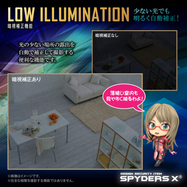 A-550 スパイカメラ 小型カメラ 隠しカメラ ライター型カメラ オンスクエア スパイダーズX