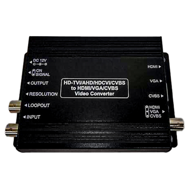 AD001HDE | AHD/HD-TVI/HDCVI/コンポジット映像 → HDMI・VGA
