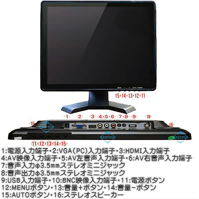 ASM-MNT150HVBR 液晶モニター