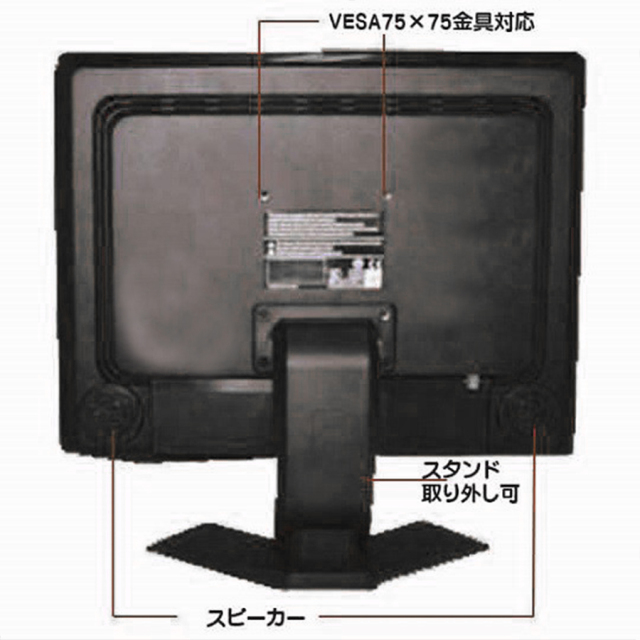 ASM-MNT170HVBR 液晶モニター 防犯カメラ 監視カメラ セキュリティーカメラ