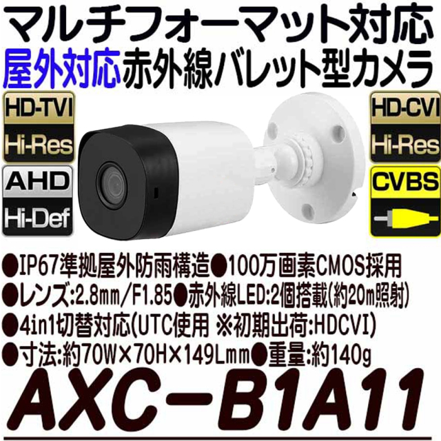 AXC-B1A11 防犯カメラ 監視カメラ セキュリティーカメラ