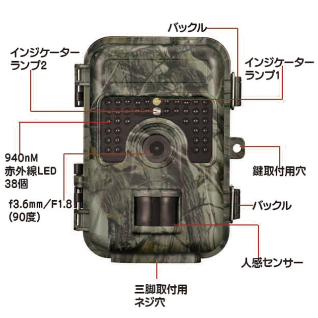 BCM-HH662 トレイルカメラ 防犯カメラ 監視カメラ フィールドカメラ