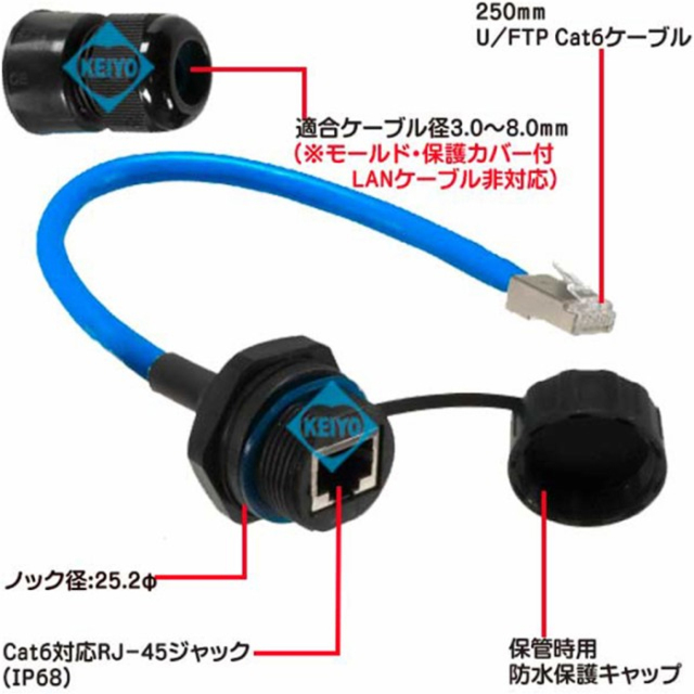 Cat6-WPJ-25L
