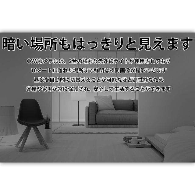 CS-C6W 防犯カメラ 監視カメラ ネットワークカメラ IPカメラ EZVIZ イージービズ
