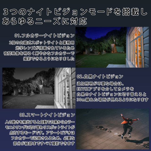 CS-C8C 防犯カメラ 監視カメラ ネットワークカメラ IPカメラ EZVIZ イージービズ