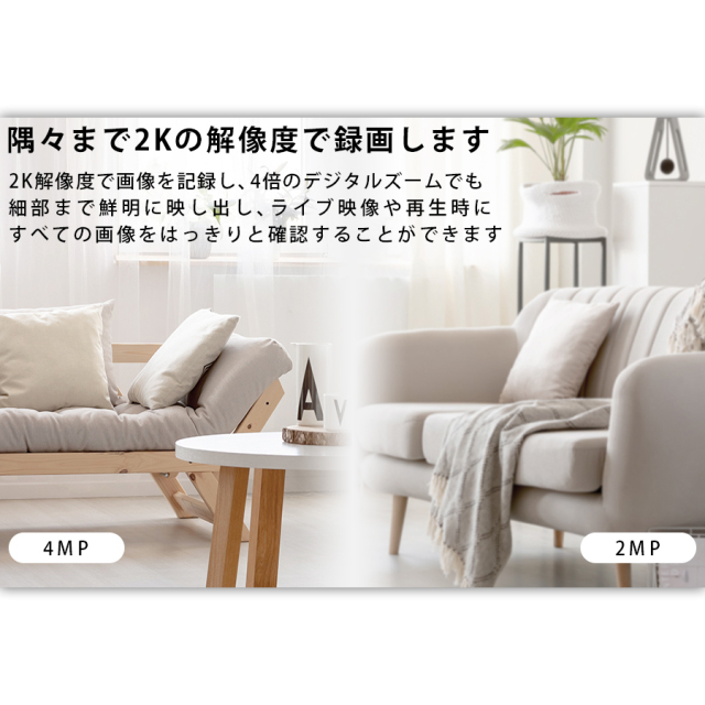 CS-TY1(4.0MP) 防犯カメラ 監視カメラ ネットワークカメラ IPカメラ EZVIZ イージービズ