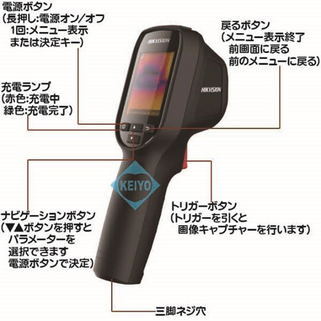 掘り出し物市】DS-2TP31B-3AUF | 連続8時間駆動2.4インチ液晶搭載携帯