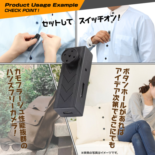 F-803 小型カメラ スパイカメラ 隠しカメラ オンスクエア スパイダーズX