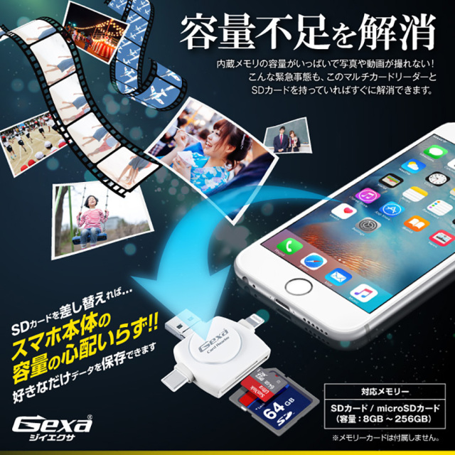 GA-027W カードリーダー オンスクエア Gexa ジイエクサ